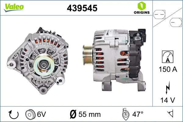 Handler.Part Alternator Valeo 439545 1