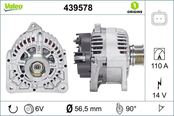 Handler.Part Alternator Valeo 439578 1