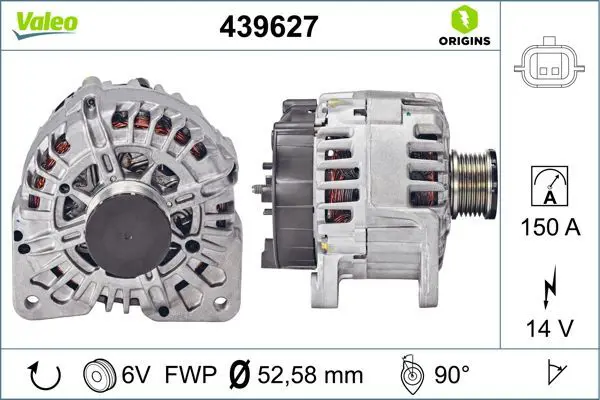 Handler.Part Alternator Valeo 439627 1