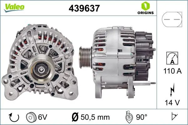 Handler.Part Alternator Valeo 439637 1