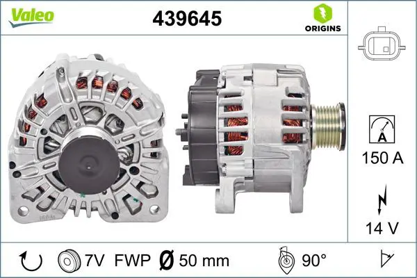 Handler.Part Alternator Valeo 439645 1