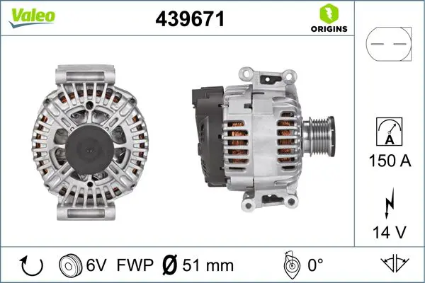 Handler.Part Alternator Valeo 439671 1