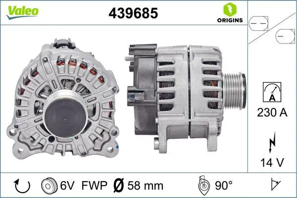 Handler.Part Alternator Valeo 439685 1