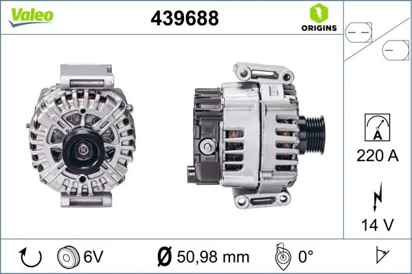 Handler.Part Alternator Valeo 439688 1