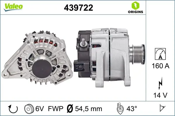 Handler.Part Alternator Valeo 439722 1