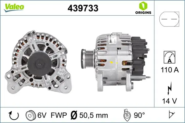 Handler.Part Alternator Valeo 439733 1