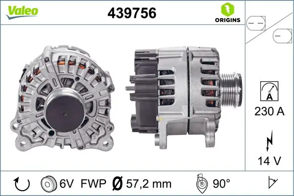 Handler.Part Alternator Valeo 439756 1