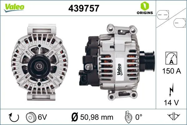 Handler.Part Alternator Valeo 439757 1