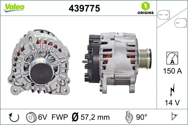 Handler.Part Alternator Valeo 439775 1