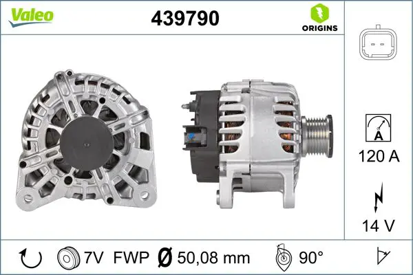 Handler.Part Alternator Valeo 439790 1