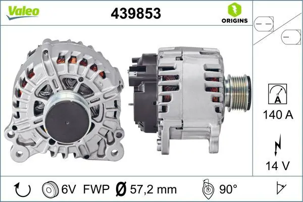 Handler.Part Alternator Valeo 439853 1