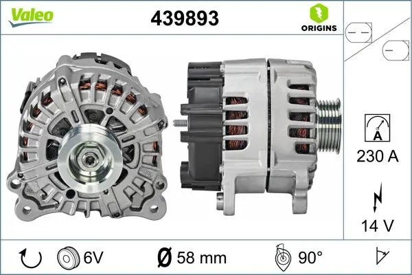 Handler.Part Alternator Valeo 439893 1