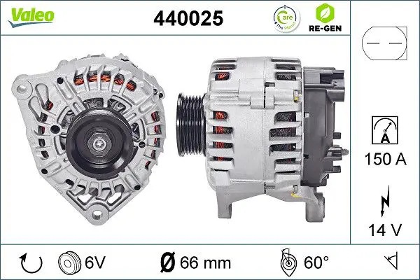 Handler.Part Alternator Valeo 440025 1