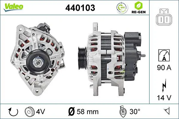 Handler.Part Alternator Valeo 440103 1