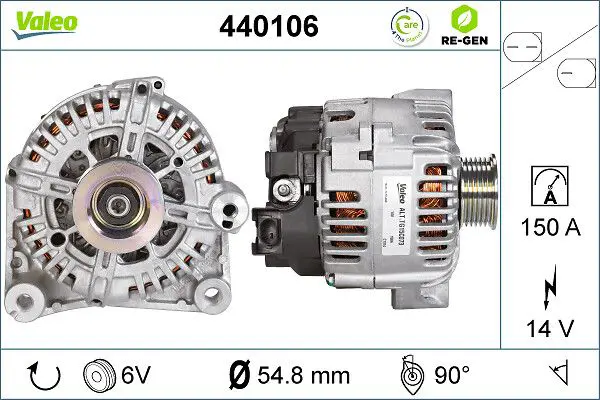 Handler.Part Alternator Valeo 440106 1