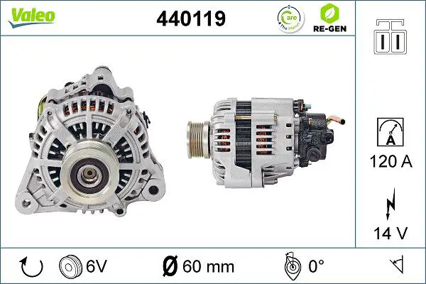 Handler.Part Alternator Valeo 440119 1