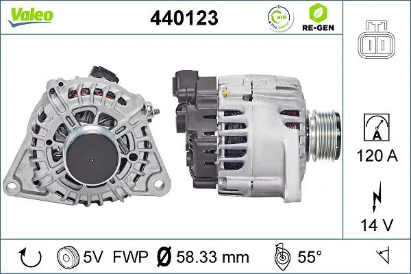 Handler.Part Alternator Valeo 440123 1