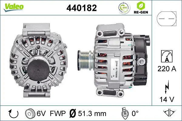 Handler.Part Alternator Valeo 440182 1