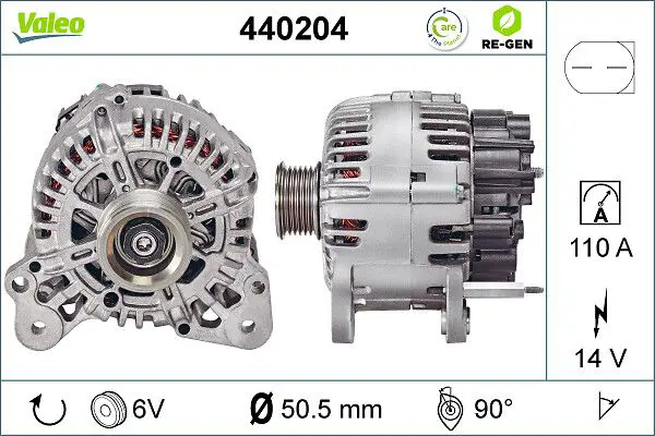 Handler.Part Alternator Valeo 440204 1