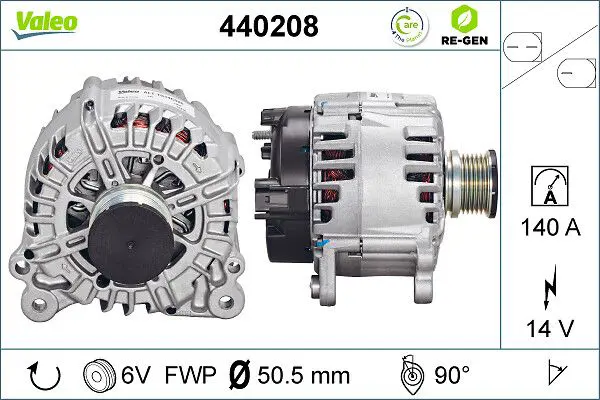 Handler.Part Alternator Valeo 440208 1