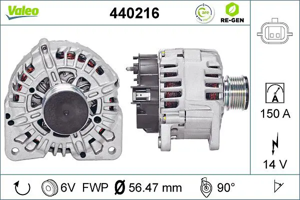 Handler.Part Alternator Valeo 440216 1