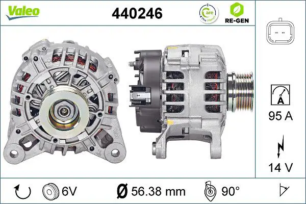 Handler.Part Alternator Valeo 440246 1