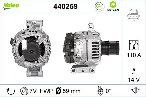 Handler.Part Alternator Valeo 440259 1