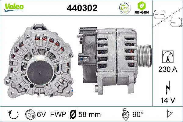 Handler.Part Alternator Valeo 440302 1