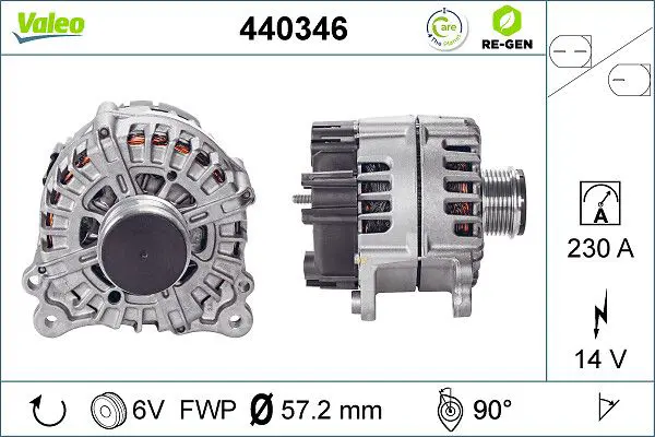 Handler.Part Alternator Valeo 440346 1