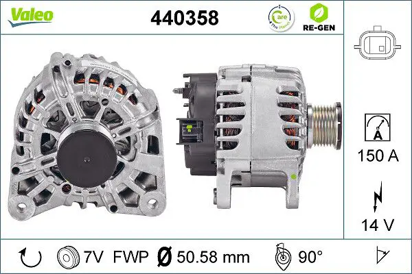 Handler.Part Alternator Valeo 440358 1