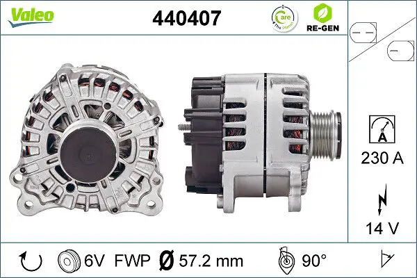 Handler.Part Alternator Valeo 440407 1