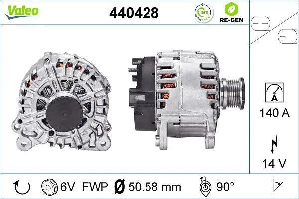 Handler.Part Alternator Valeo 440428 1