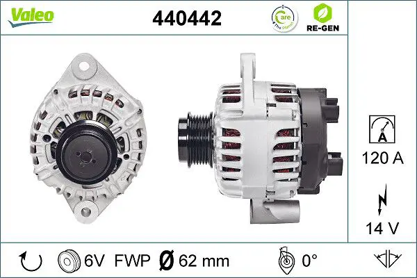 Handler.Part Alternator Valeo 440442 1