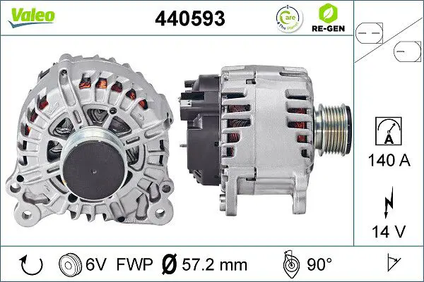 Handler.Part Alternator Valeo 440593 1