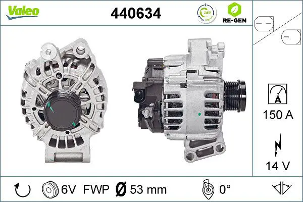 Handler.Part Alternator Valeo 440634 1