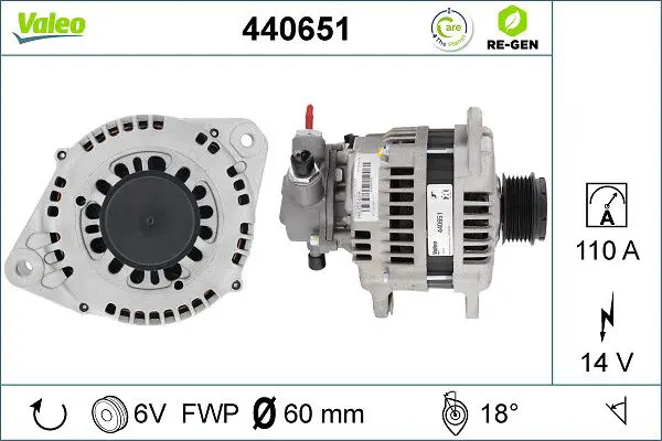 Handler.Part Alternator Valeo 440651 1