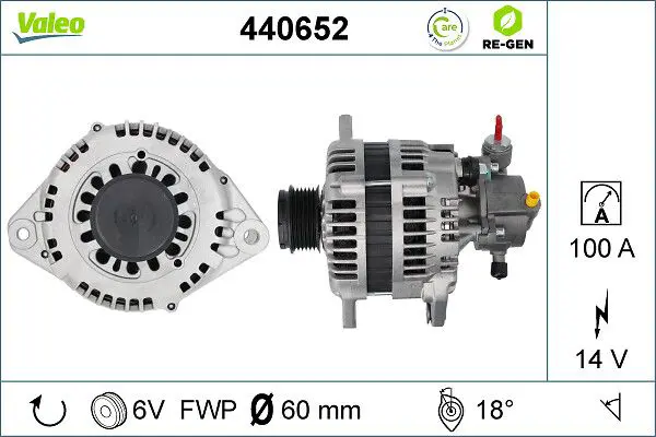 Handler.Part Alternator Valeo 440652 1