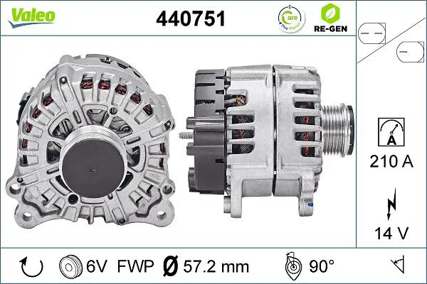 Handler.Part Alternator Valeo 440751 1