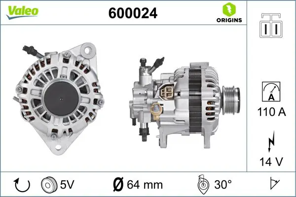 Handler.Part Alternator Valeo 600024 1