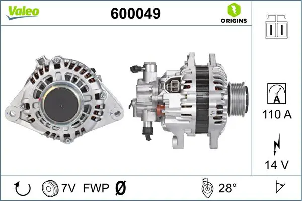 Handler.Part Alternator Valeo 600049 1