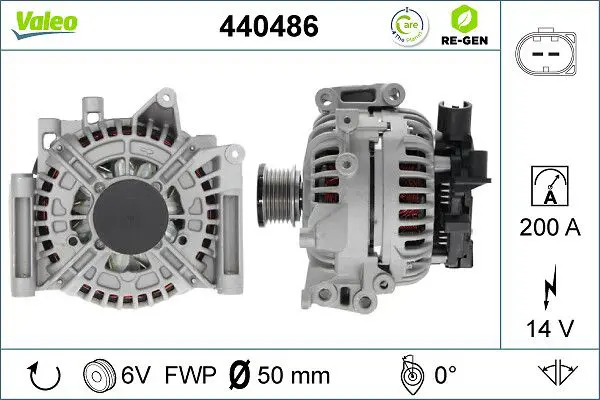 Handler.Part Alternator Valeo 440486 1