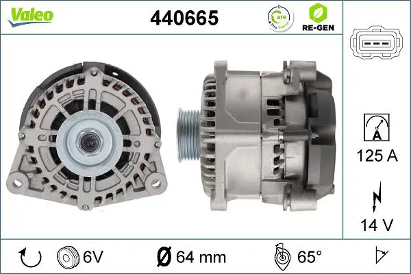 Handler.Part Alternator Valeo 440665 1