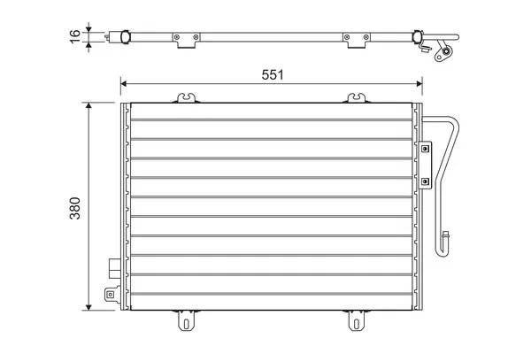 Handler.Part Condenser, air conditioning Valeo 817171 1