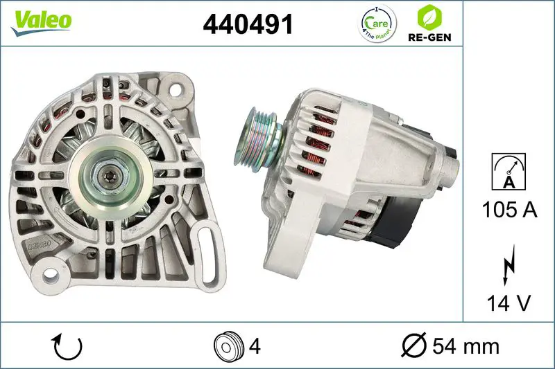 Handler.Part Alternator Valeo 440491 1