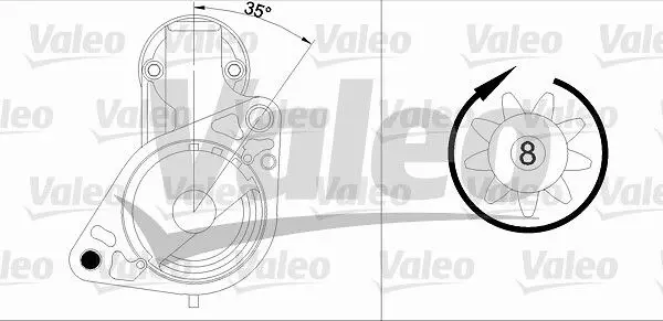 Handler.Part Starter Valeo 455984 2