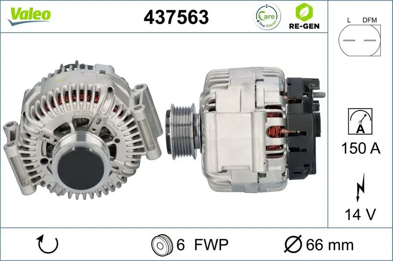 Handler.Part Alternator Valeo 437563 1