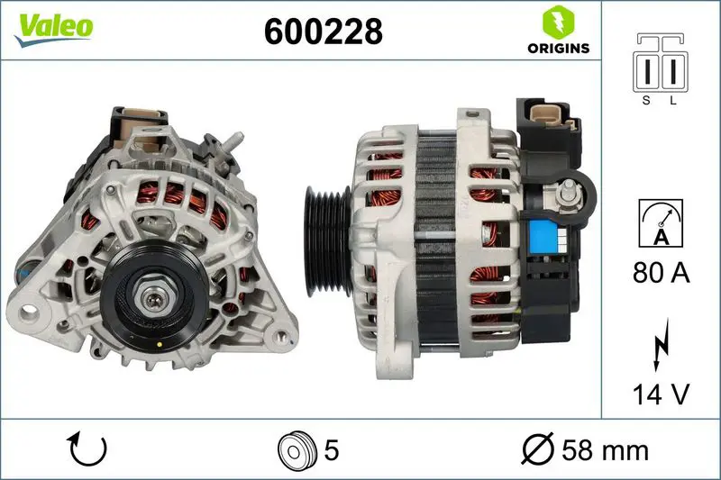 Handler.Part Alternator Valeo 600228 1