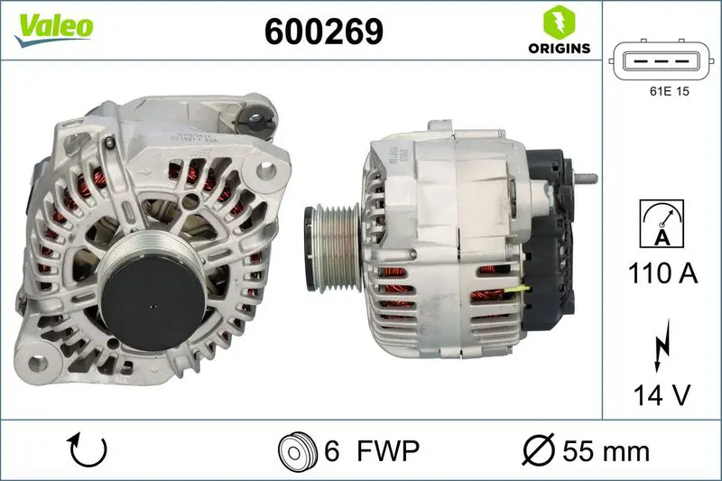 Handler.Part Alternator Valeo 600269 1