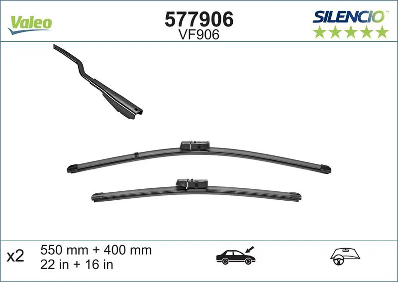 Handler.Part Wiper blade Valeo 577906 1