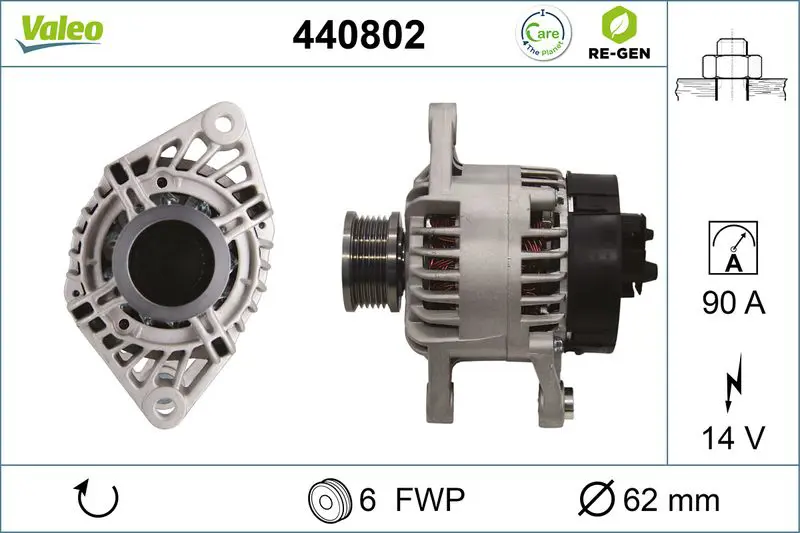 Handler.Part Alternator Valeo 440802 1